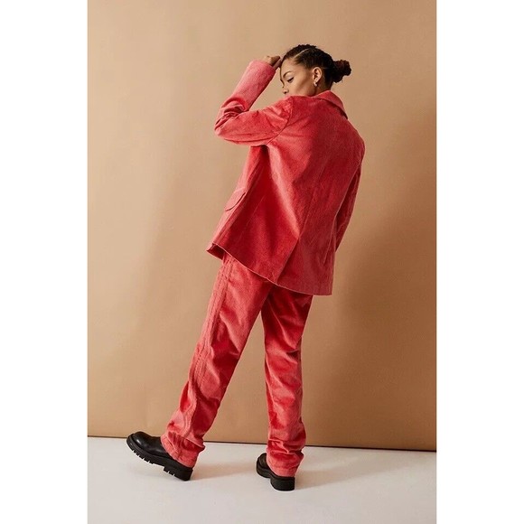 Adidas Originals Womens HIGH-WAISTED CORDUROY PANTS Size S GU0812 - Picture 4 of 16